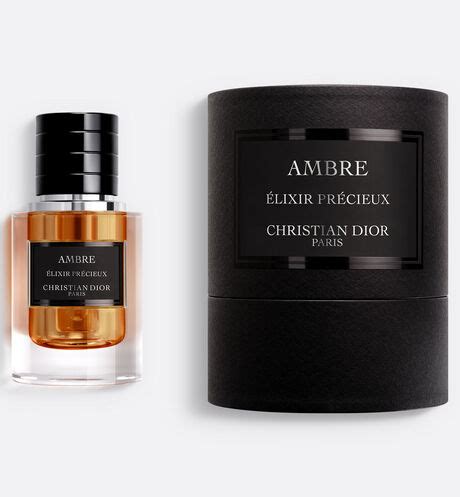 ambre elixir precieux christian dior|Ambre Élixir Précieux: highly concentrated exceptional perfume.